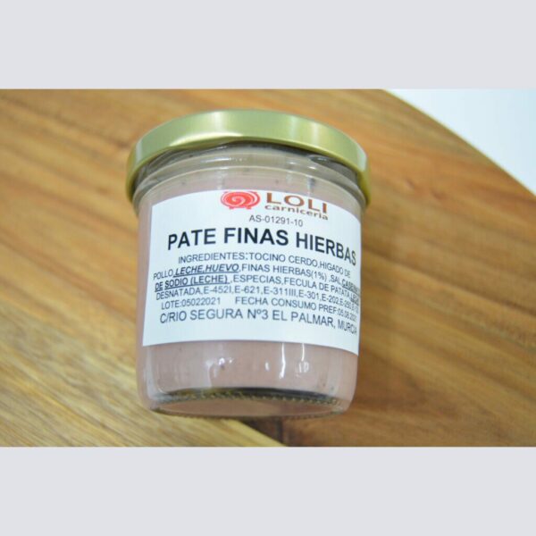 Paté de Finas Hierbas